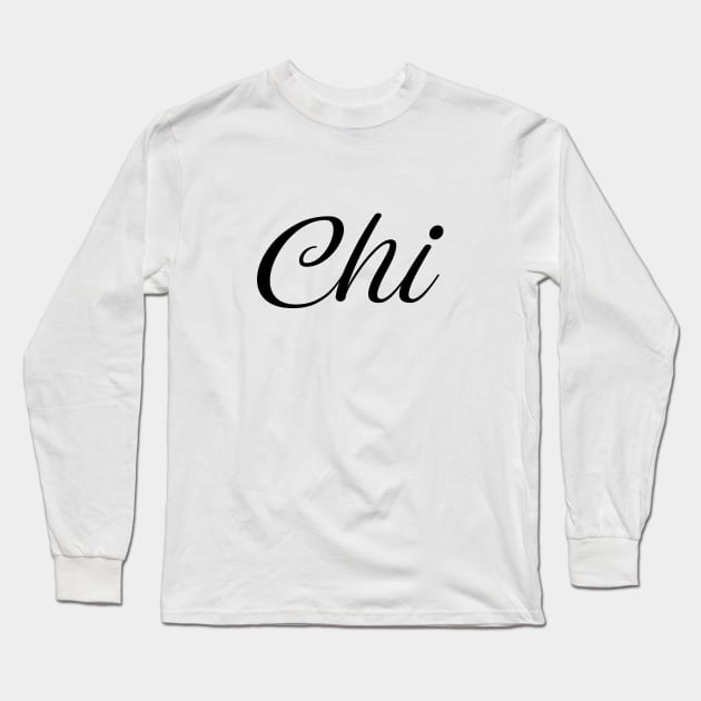 Name Chi Long Sleeve T-Shirt by gulden